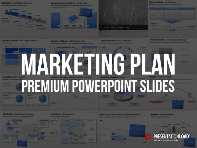 marketing plan ppt slide template