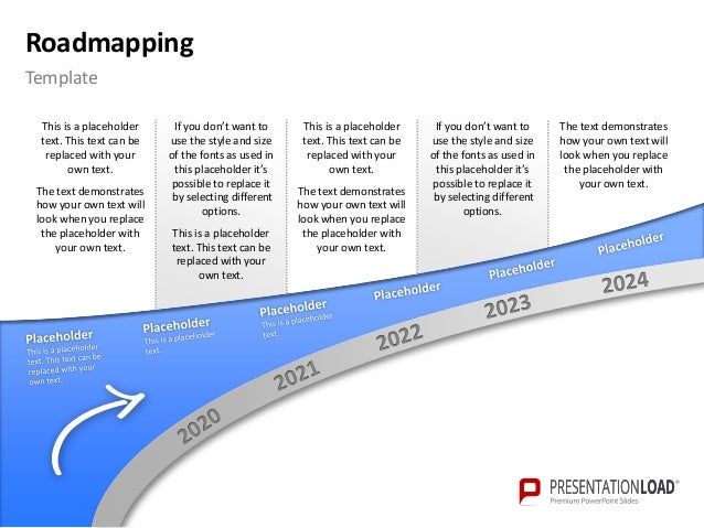 Roadmapping PPT Slide Template Roadmapping PPT Slide Template