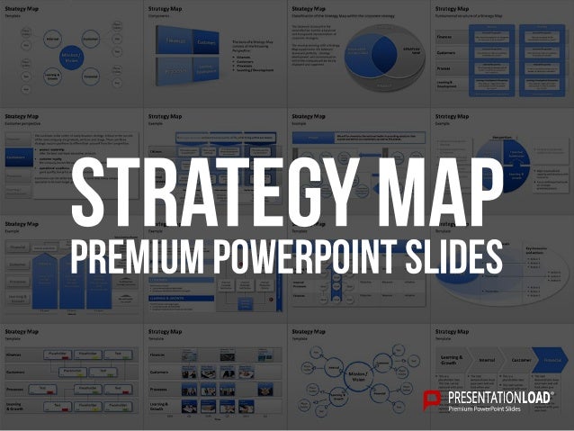 strategy map ppt slide template strategy map template ppt