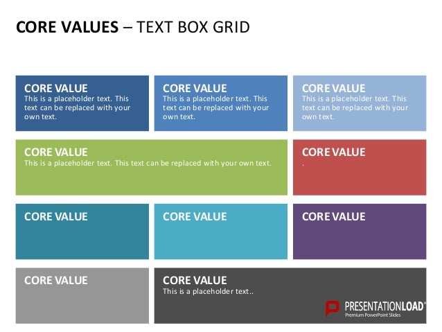 company core values