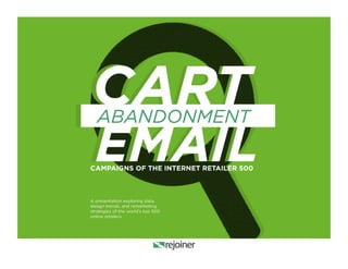 Cart Abandonment Email Campaigns of the Internet Retailer 500