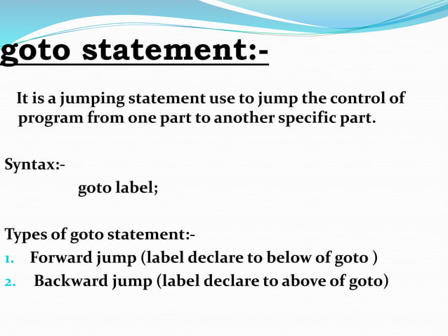 Looping Statement And Flow Chart | PPT