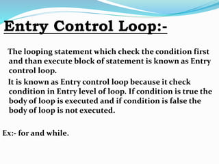 Looping Statement And Flow Chart | PPTX | Programming Languages | Computing