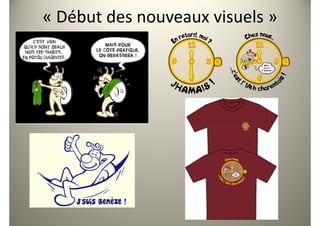 « Début des nouveaux visuels »
 