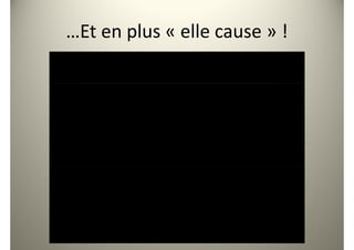 …Et en plus « elle cause » !
 
