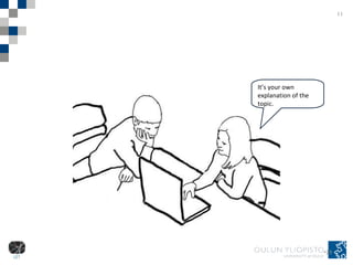 It’s your own explanation of the topic. 11 