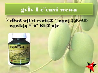 gvÎv I e¨envi wewa
cÖwZ wjUvi cvwb‡Z 1 wgwj ‡gKwUb
wgwk‡q †¯úª Ki‡Z n‡e
53
 