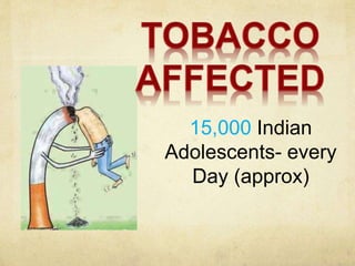 15,000 Indian
Adolescents- every
Day (approx)
 