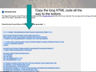 Copy the long HTML code all the way to the bottom. 