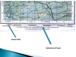 Linear Scale Geography Example Presentationmaps | PPTX