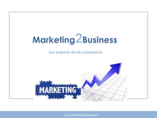 Les experts de la croissance
www.marketing2business.fr
 