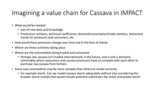 Value Chains and impact