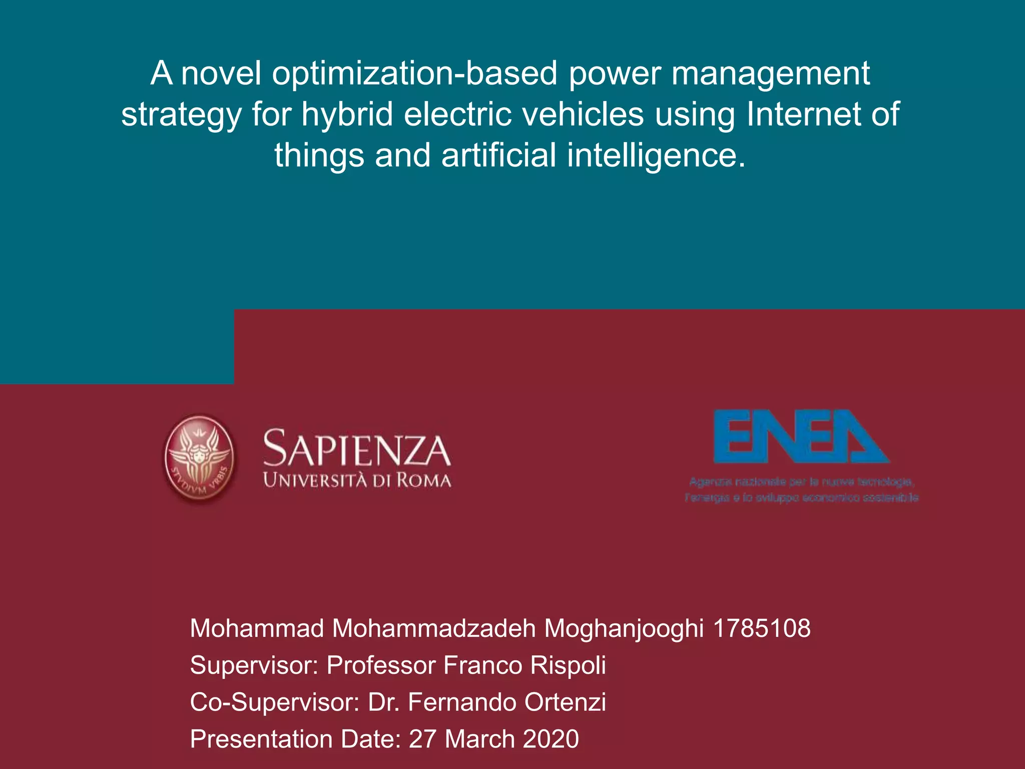 Master thesis_ University of Rome La Sapienza _ A novel optimization