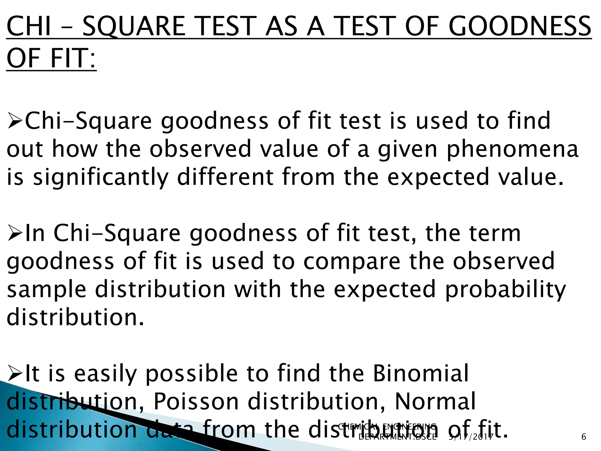 Goodness Of Fit Test | PPTX