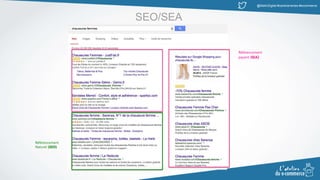 @MatinDigital #cantinenantes #ecommerce
SEO/SEA
Référencement
Naturel (SEO)
Référencement
payant (SEA)
 