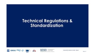 Automotive Industry in India - Report
Slide 21
Technical Regulations &
Standardization
 