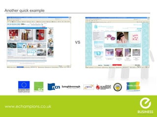 www.echampions.co.uk Another quick example vs 