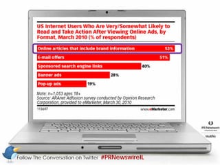Follow The Conversation on Twitter   #PRNewswireIL
 