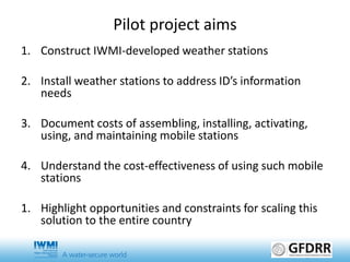 Management requires measurement: Reducing flood damage by improving response time