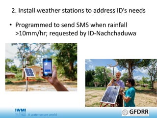 Management requires measurement: Reducing flood damage by improving response time