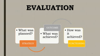 Presentation on Monitoring and Evaluation | PPTX
