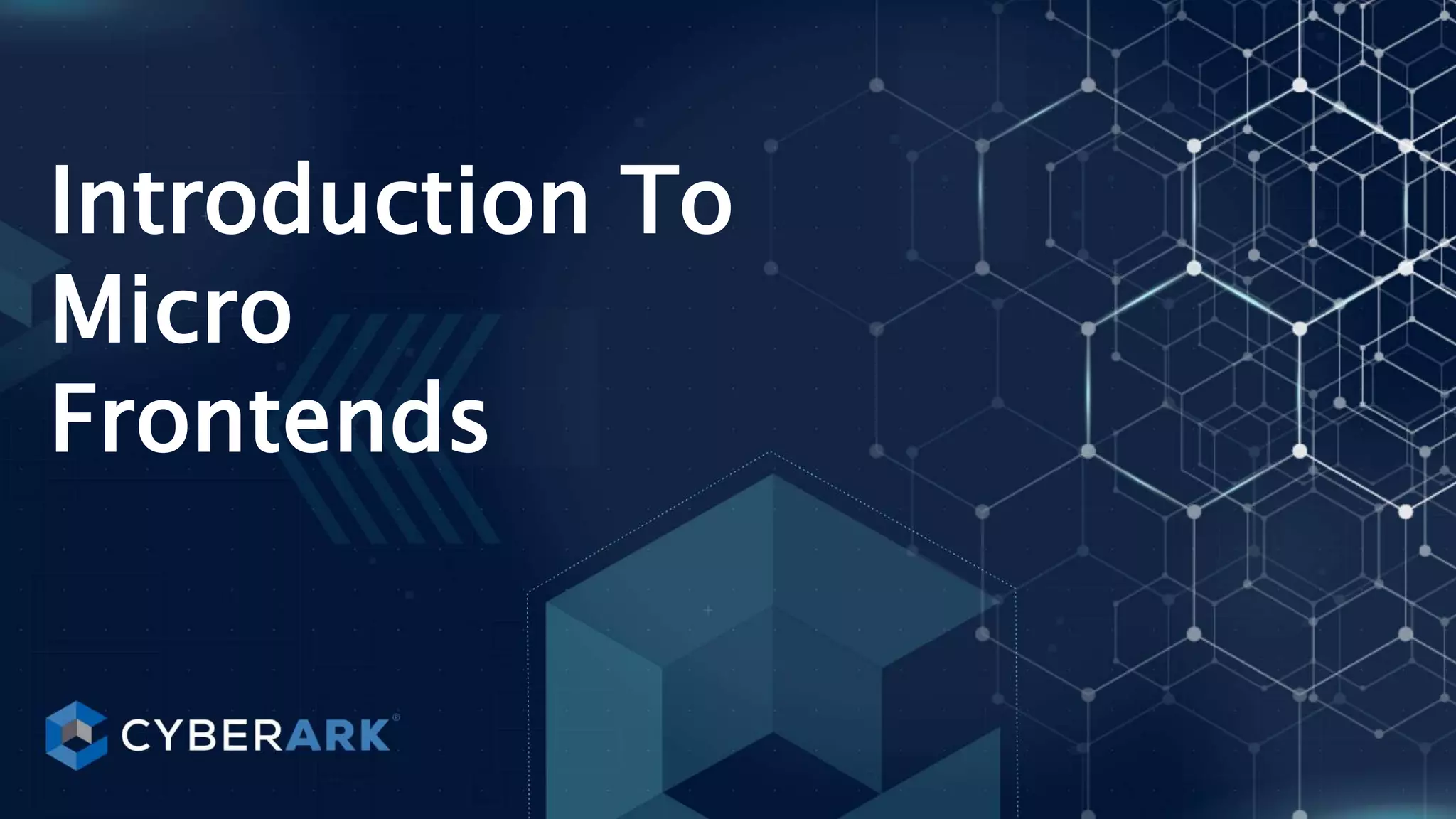 Introduction To
Micro
Frontends
 