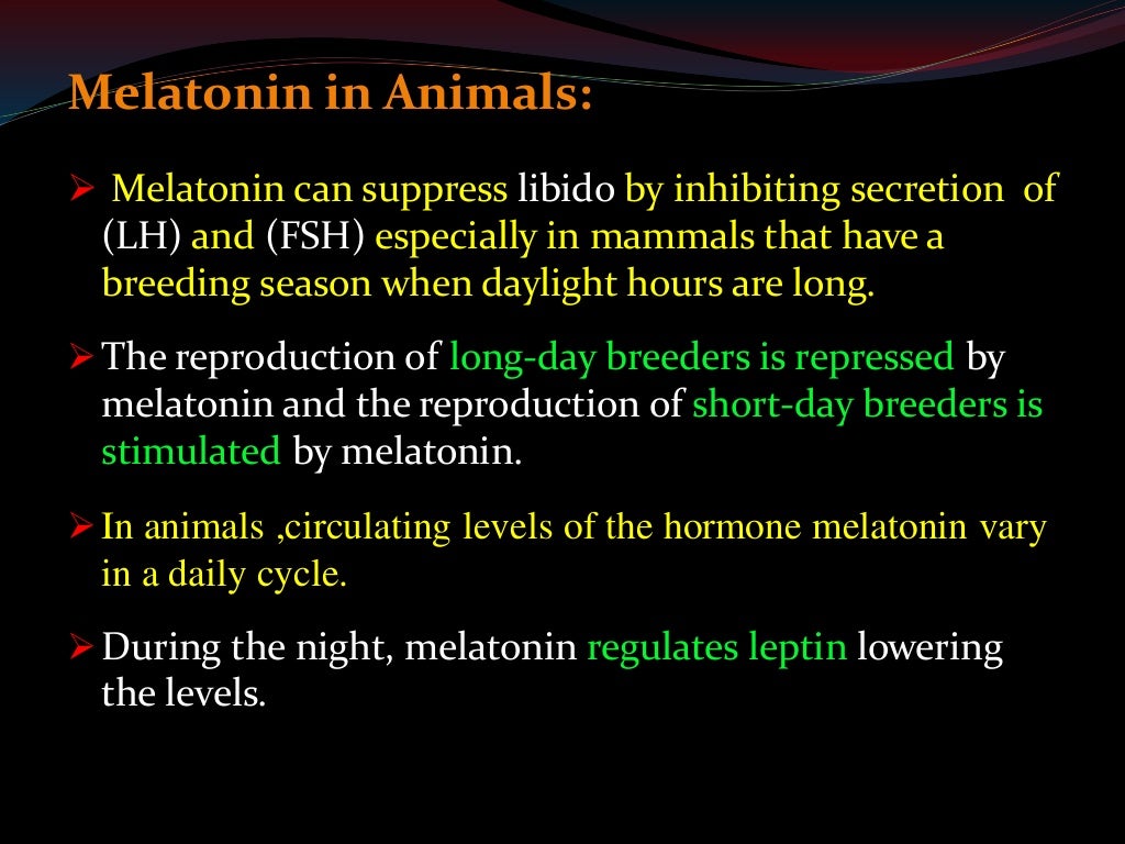 Presentation melatonin
