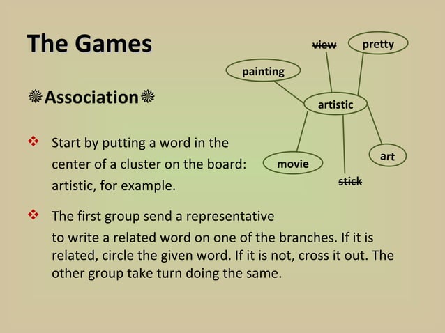Using Games in Teaching Vocabulary | PPT