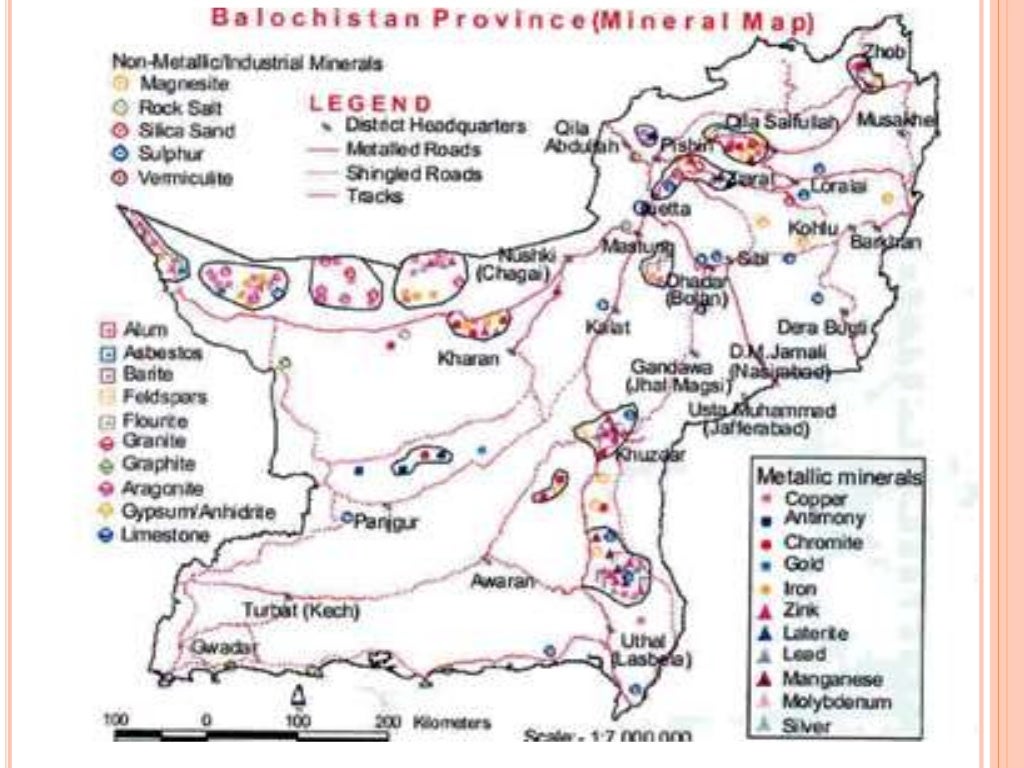 mineral resources of pakistan