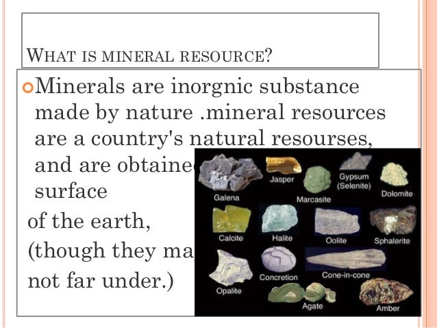 mineral resources of pakistan