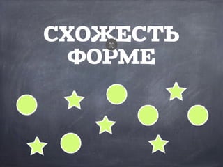 СХОЖЕСТЬ
ФОРМЕ
по
 