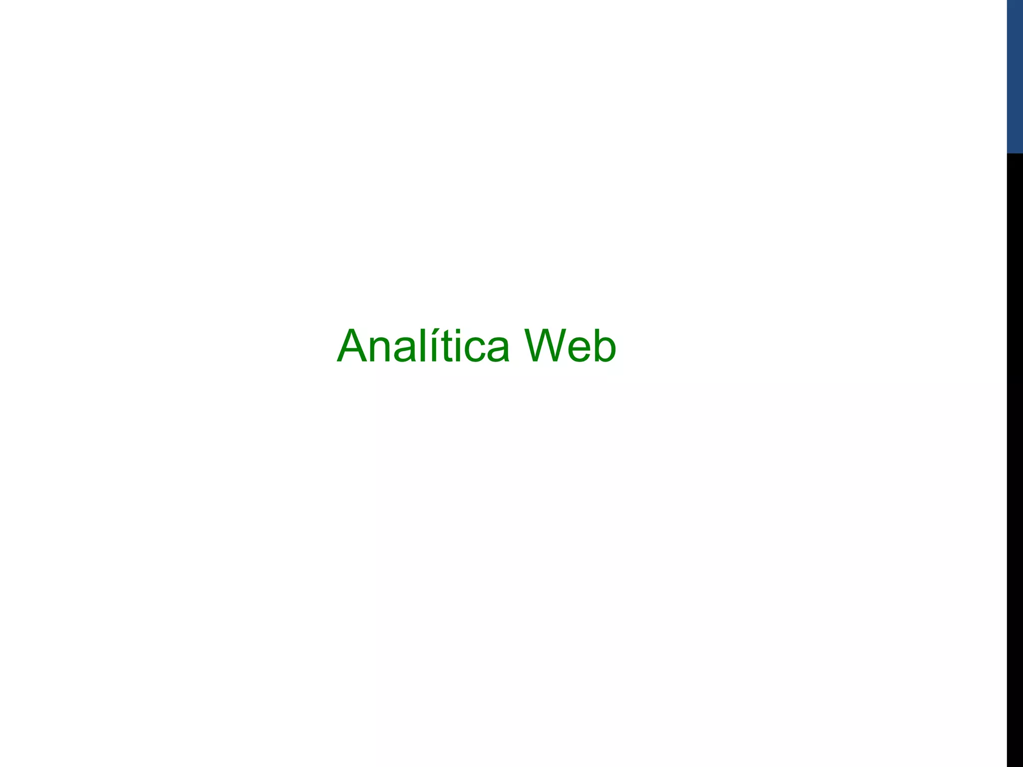 Analítica Web
 