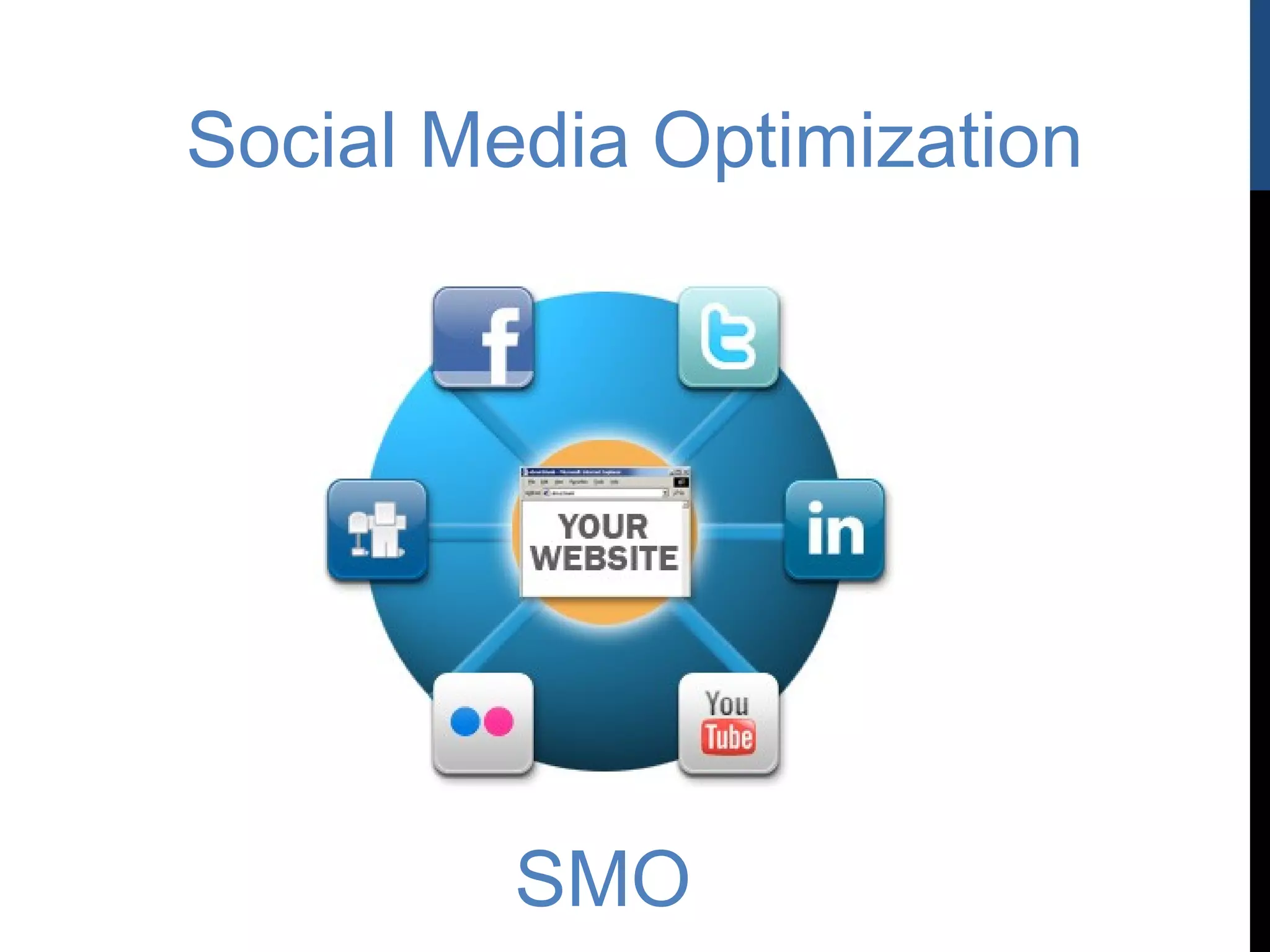 Social Media Optimization




         SMO
 
