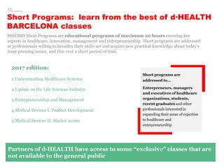 Presentation Moebio & d·HEALTH Barcelona & CRAASH 2018