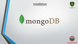 University ofTurbat9 |
Installation
 