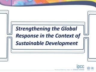 IPCC Special Report on Global Warming of 1.5oC : Key Findings | PPTX