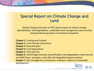 IPCC Special Report on Global Warming of 1.5oC : Key Findings | PPTX