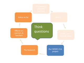 Roadmap first lessons
• Introduction overall
• Explaining evaluation and approach
• Situating groupMOOC: The Rise of Superheroes and Their Impact
on Pop Culture (EdX).
Concrete - Lesson 2 : Overview assessment system – useful language
tools (overview online translation machines/explanatory
dictionaries/thesaurus/… and exercises on how to use them efficiently
 