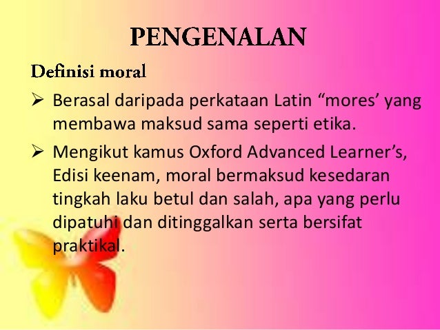 Faktor Faktor Yang Menyebabkan Pelajar Tidak Bermoral