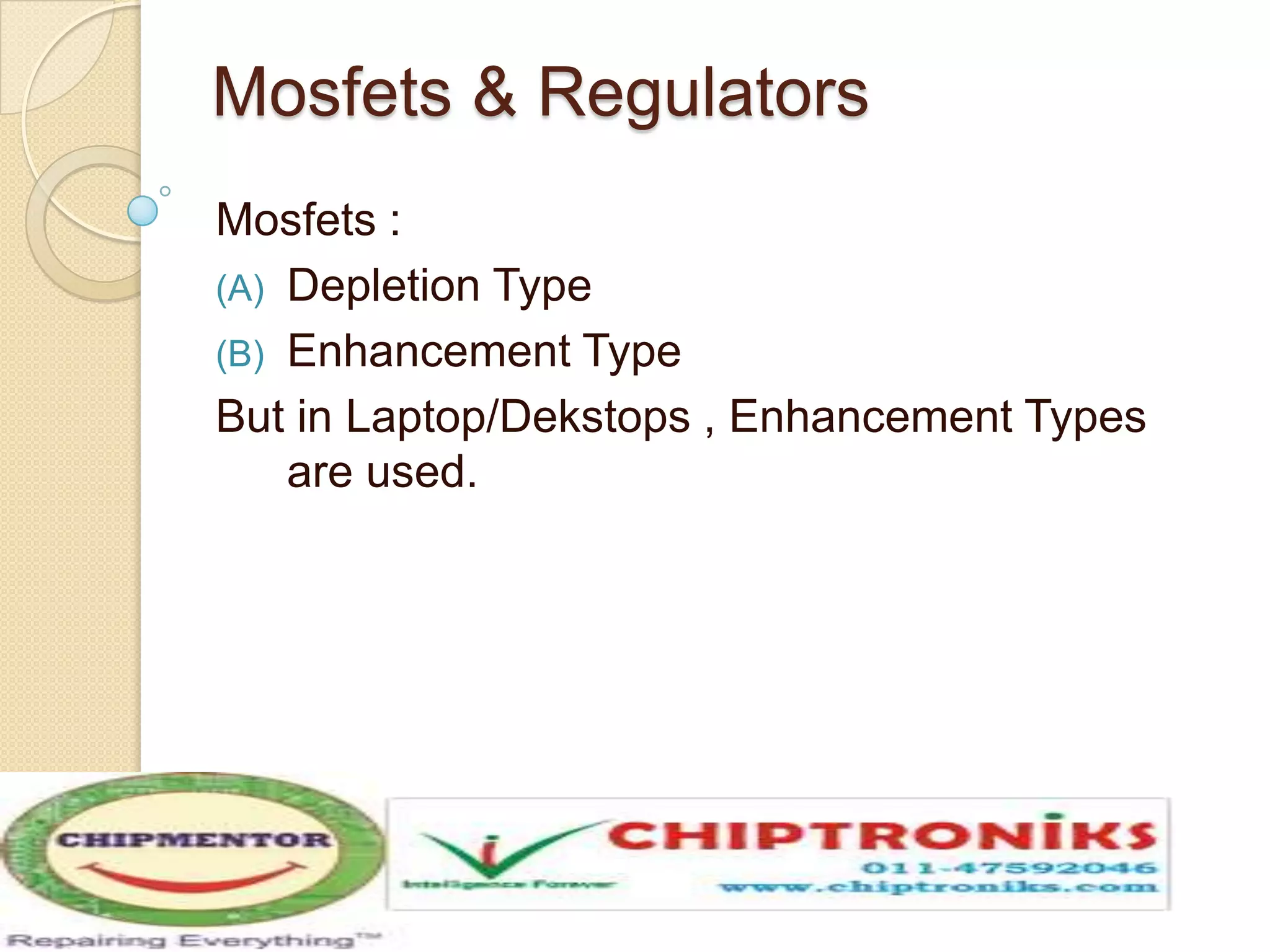Working of mosfet ppt