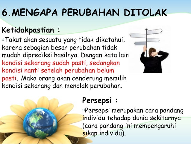 Manajemen Perubahan Dalam Organisasi Manajemen Perubahan Dalam Organisasi