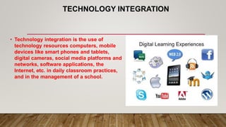 PICTURE STORY EXPLAINING WHAT TECHNOLOGY INTEGRATION IS. | PPTX