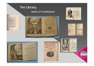 The Library
       Books of Constitutions
 