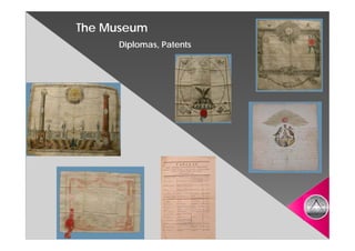 The Museum
     Diplomas,
     Diplomas, Patents
 