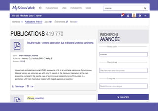 34 © Mysciencework - Strictly private and confidential – All rights reserved. www.mysciencework.com
 