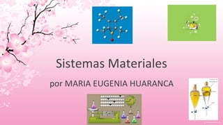 Sistemas Materiales
por MARIA EUGENIA HUARANCA
