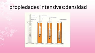 propiedades intensivas:densidad