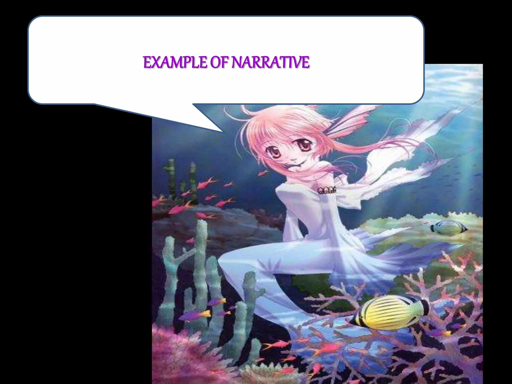 EXAMPLE OF NARRATIVE
 