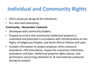 Indigenous knowledge in climate change adaptation: recognition of the ...