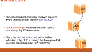 Presentation _ National Education policy 2020 | PPTX